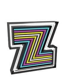 Напольный светильник LETTER Z GRAPHIC