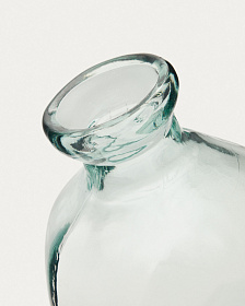 Brenna Ваза из 100 % переработанного прозрачного стекла 73 см