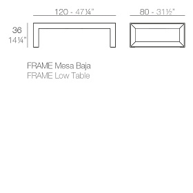 Столик кофейный Frame