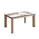 Раздвижной обеденный стол 1118/MC1863DT из мраморной керамики
