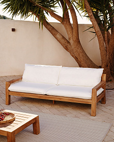 Forcanera 3-местный диван из массива тикового дерева 218 см