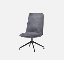 Офисное кресло без подлокотников Kori со средней спинкой и алюминиевым основанием 
