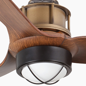 Потолочный вентилятор Just Fan LED золото/деревянный