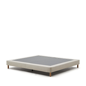 Основание кровати Ofelia со съемным чехлом бежевого цвета 160 x 200 см