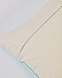 Чехол для подушки Zale 100% хлопок бирюзовый с белыми треугольниками 30 x 50 cm