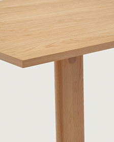 Arlen Раздвижной стол из массива дуба и шпона с натуральной отделкой 200(250) 95 см