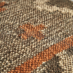 Квадратная подушка Keith коричневого/бежевого цвета