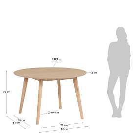 Batilde стол Ø 120 cm