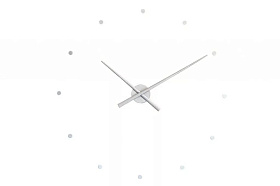 Часы Oj Silver 80 см (серебряный)
