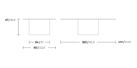 Стол+Основа для зонтика от солнца Kettal Objects KS5703000