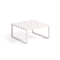 Comova Столик для улицы из белого алюминия 60 x 60 см