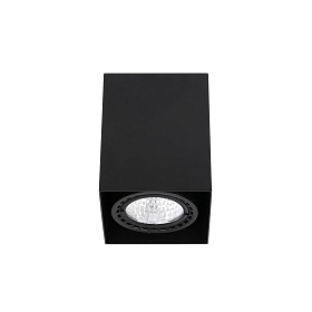 Накладной светильник TEKO 1 черный LED 17-24W P.WHITE 3100K 56є