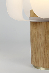 Настольная лампа 40 см Ophelia White