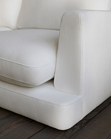 Gala 6-местный диван белого цвета 390 см