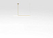 Подвесной светильник Ambrosia 120 матовое золото A704-001-15-30K + A704-006-15 + 968-223-23