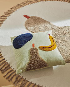 Amarantha Чехол на подушку из 100% хлопка многоцветный