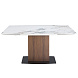 Раздвижной обеденный стол 1133/DT966 из керамики в мраморной отделке