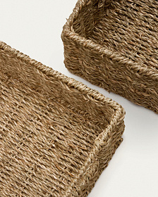 Tossa Набор из 2 коробок из натурального волокна 28 x 20 см / 32 x 27 см