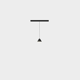 Подвесной светильник для трека Deltatrack ø26 черный