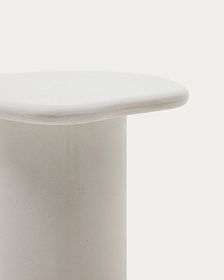 Приставной столик из белого цемента Macarella 48 x 47 см