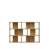 Litto набор из 6 модульных полок из шпона дуба 168 x 114 см