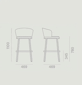 Барный стул Aro 691MH78