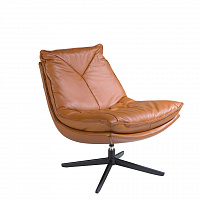 Вращающееся кресло 5096/A8036 с обивкой из кожи