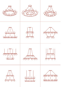 Люстра Tribeca Chandelier 6L