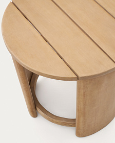 Приставной столик Xoriguer из массива эвкалипта Ø63,5 см