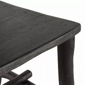 Черный деревянный стул Zowie
