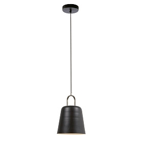 Металлический подвесной светильник Daian с отделкой в черный цвет
