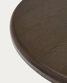 Mailen Овальный стол из ясеневого шпона с темной отделкой Ø 220 x 105 см