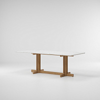 Обеденный стол Altar прямоугольный мрамор