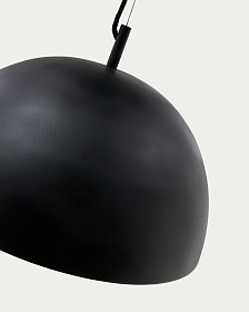 Металлический подвесной светильник Catlar черный Ø 40 см