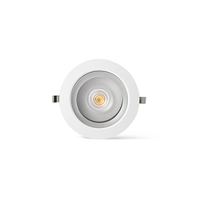Встраиваемый светильник KOBO белый 15W 2700K CRI90 UGR<19 60° IP65 DALI