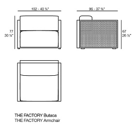 Кресло The factory