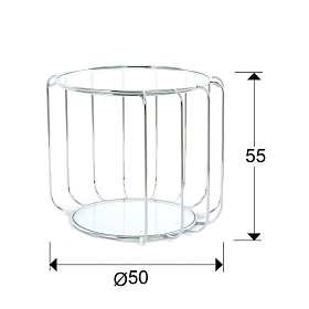 Столик приставной Hadas Ø50 сталь