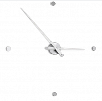 Настенные часы Rodon i 4 белый-хром