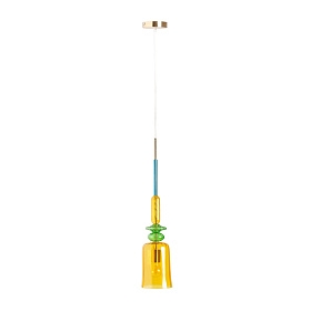 Подвесной светильник Micah зелено-золотой 33425