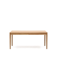 Раздвижной стол Lenon из натурального массива дуба и шпона 160(240)x90