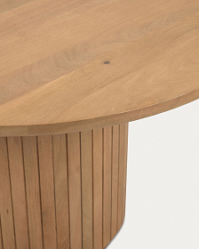 Круглый стол Licia из массива манго с натуральной отделкой Ø 120 см