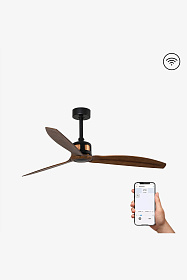 Потолочный вентилятор Just Fan Ø128 деревянный / медный SMART