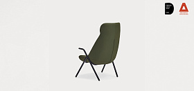 Кресло высокое Dins зеленое
