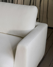 Gala 4-местный диван с левым шезлонгом белый 300 см