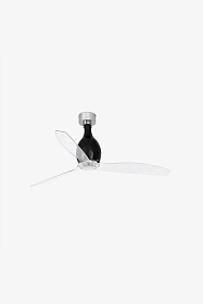 Матово-черный / прозрачный потолочный вентилятор Mini Eterfan