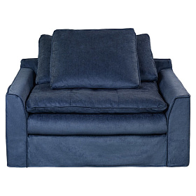 Кресло Sari TELAS темно-синее, ткань кат. В