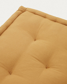 Besalu Напольная подушка 100% горчичный хлопок 60 x 60 см