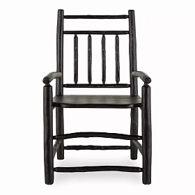 Черное деревянное кресло Bego