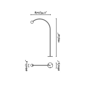 Ландшафтный светильник CUCA 1193 черный LED 3W 2700K