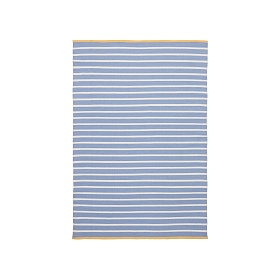Ковер Mendia в сине-белую полоску 100% ПЭТ 160 x 230 см